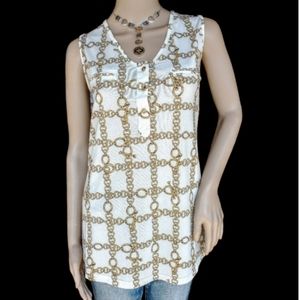 Fifty Street Chain Print Sleeveless Top. ⭐Pick 3 For $40.